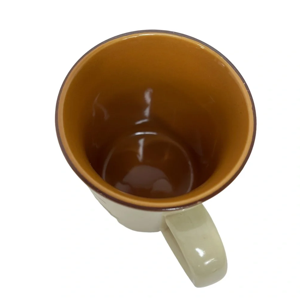 The Pentagon Collectible Stoneware Mug Cup Ceramic Vtg Brown Arlington Virginia